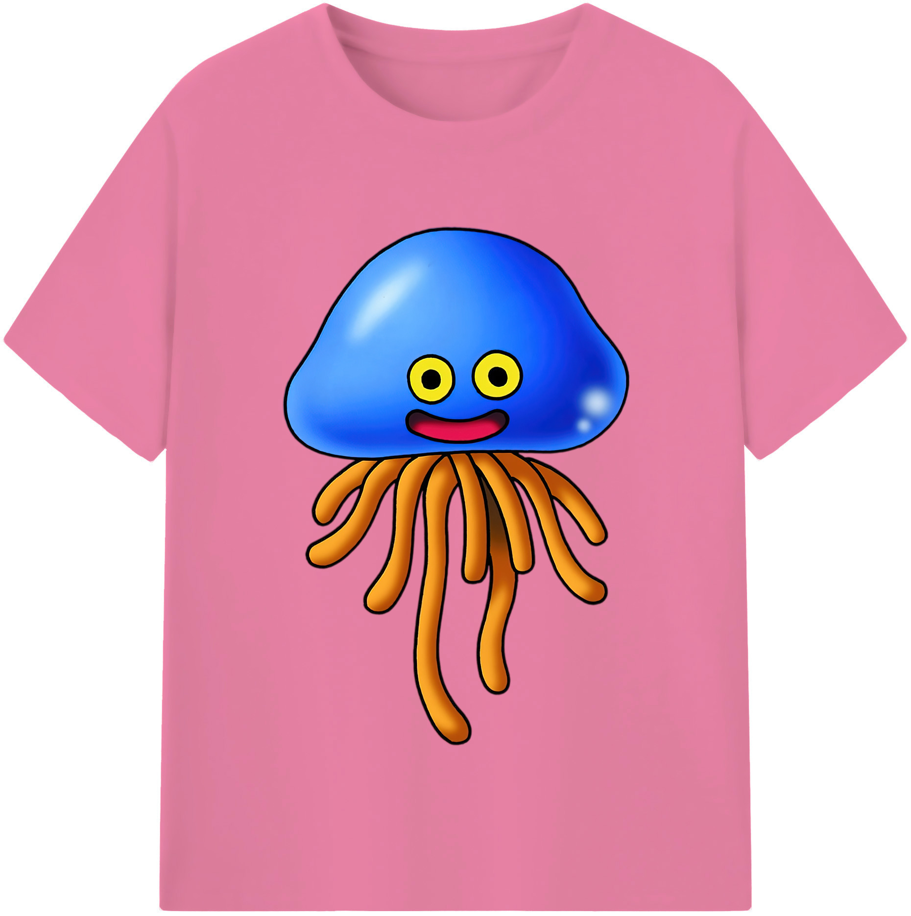 （画像用） ドラゴンクエスト Doragon Kuesuto Dragon Quest 綿100％半袖Tシャツ（フロントプリント）